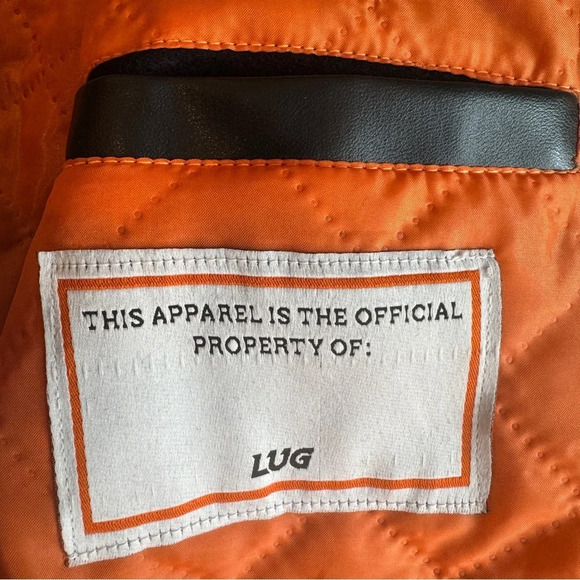 Lug Keep The Dream Alive Varsity Jacket Sz S Men's Streetwear Sports Letterman - Picture 16 of 16